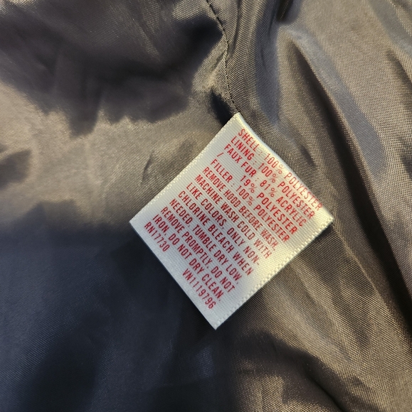 Mossimo Supply Co Camo Ski Jacket Women's Large Faux Fur Removable Hood - Picture 9 of 13